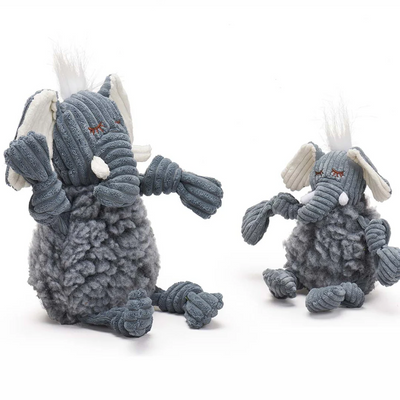 HuggleHounds - Ellamae Elephant Plush Dog Toy