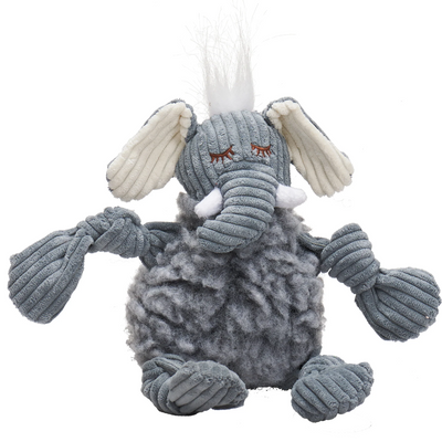 HuggleHounds - Ellamae Elephant Plush Dog Toy