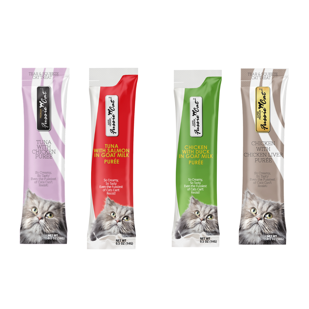 Fussie Cat - Purée Cat Treat Tubes