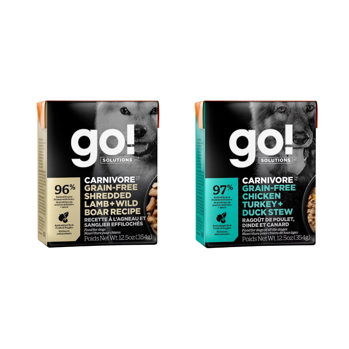 Go! - Carnivore Recipes - Wet Dog Food