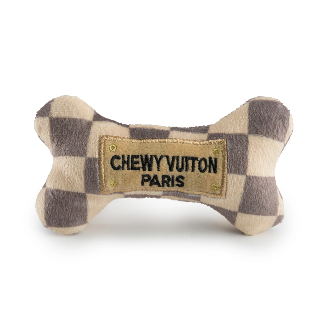 Haute Diggity Dog - Checker Chewy Vuiton Bone Dog Toy
