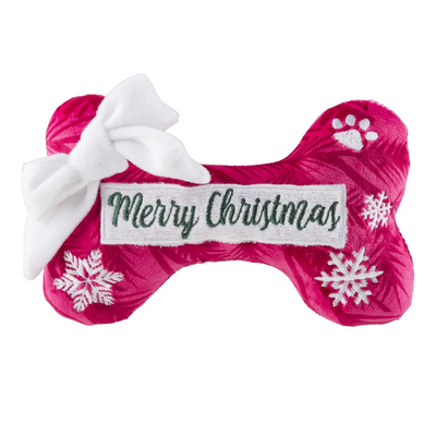 Haute Diggity Dog - Puppermint Bone - Merry Christmas Dog Toy