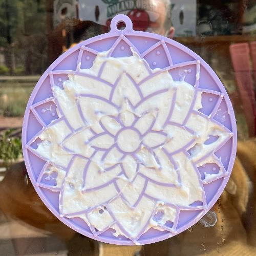 SodaPup - Lotus Design Enrichment Lick Mat with Suction Cups