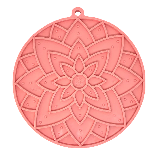 SodaPup - Lotus Design Enrichment Lick Mat with Suction Cups