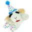 Multipet - Lamb Chop With Birthday Hat Dog Toy