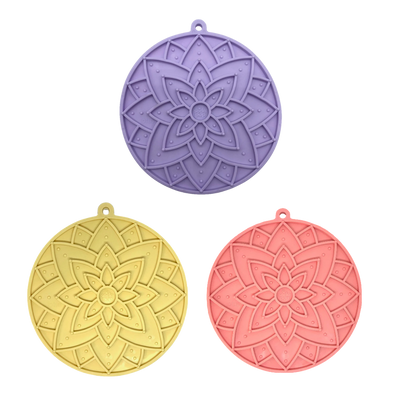 SodaPup - Lotus Design Enrichment Lick Mat with Suction Cups