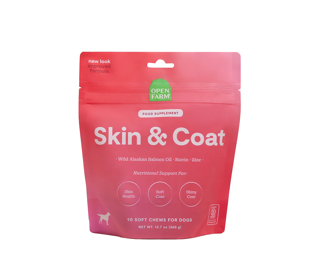 Open Farm - Skin & Coat Supplement Chews for Dogs