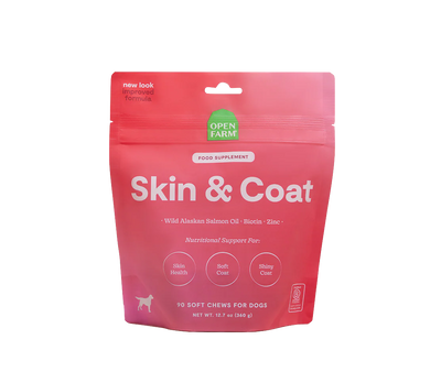 Open Farm - Skin & Coat Supplement Chews for Dogs