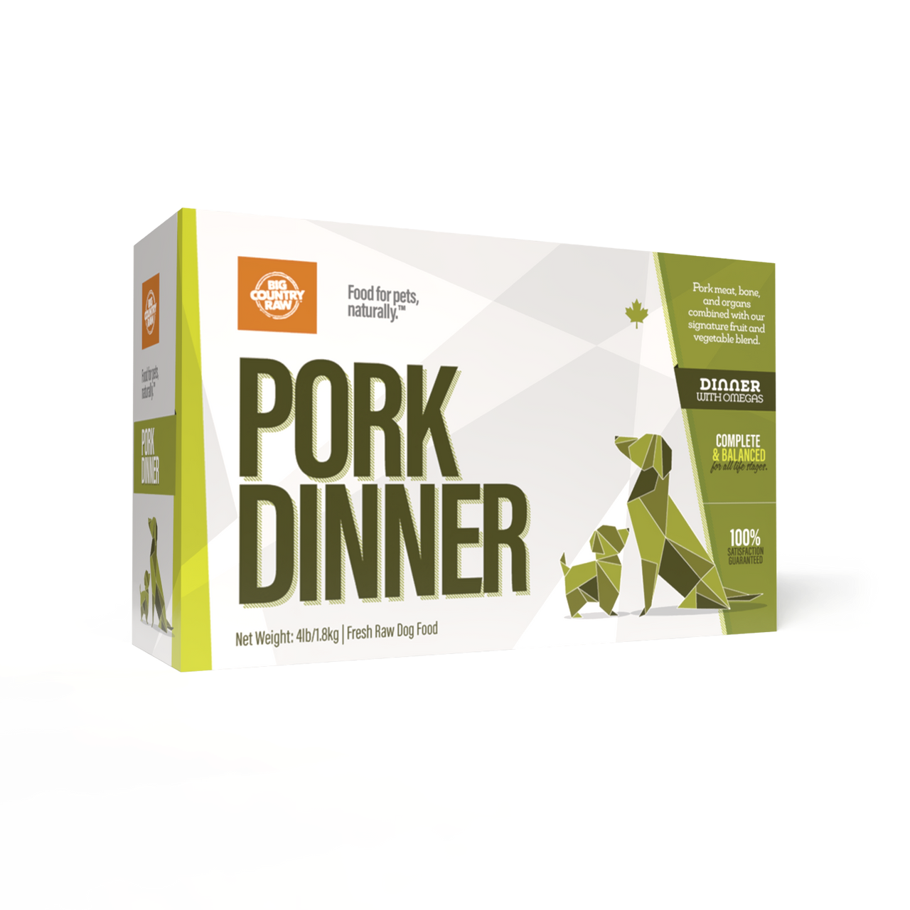 Big Country Raw - 4 lb Dinner Cartons