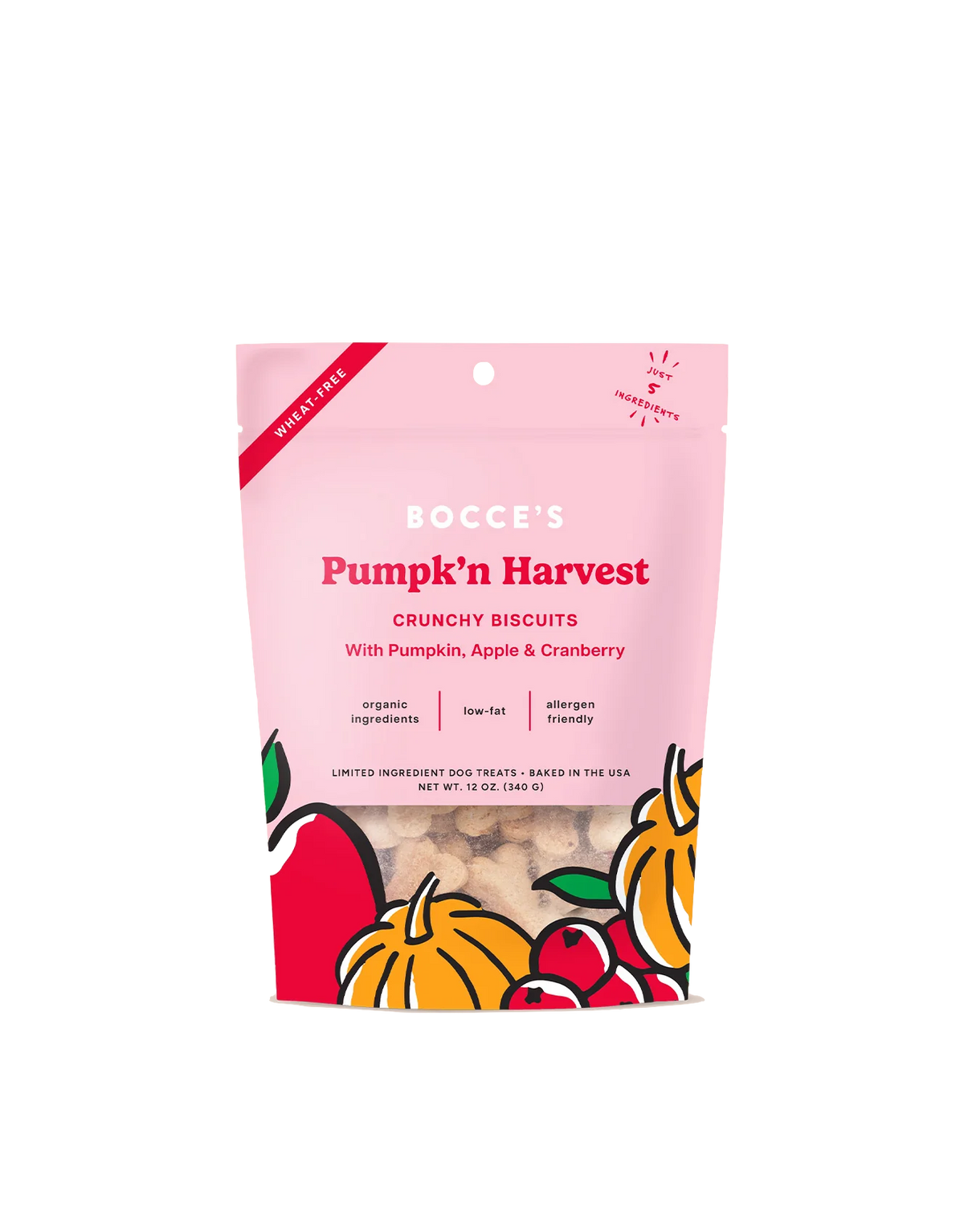 Bocce's Bakery - Pumpk'n Harvest Biscuits - 12oz