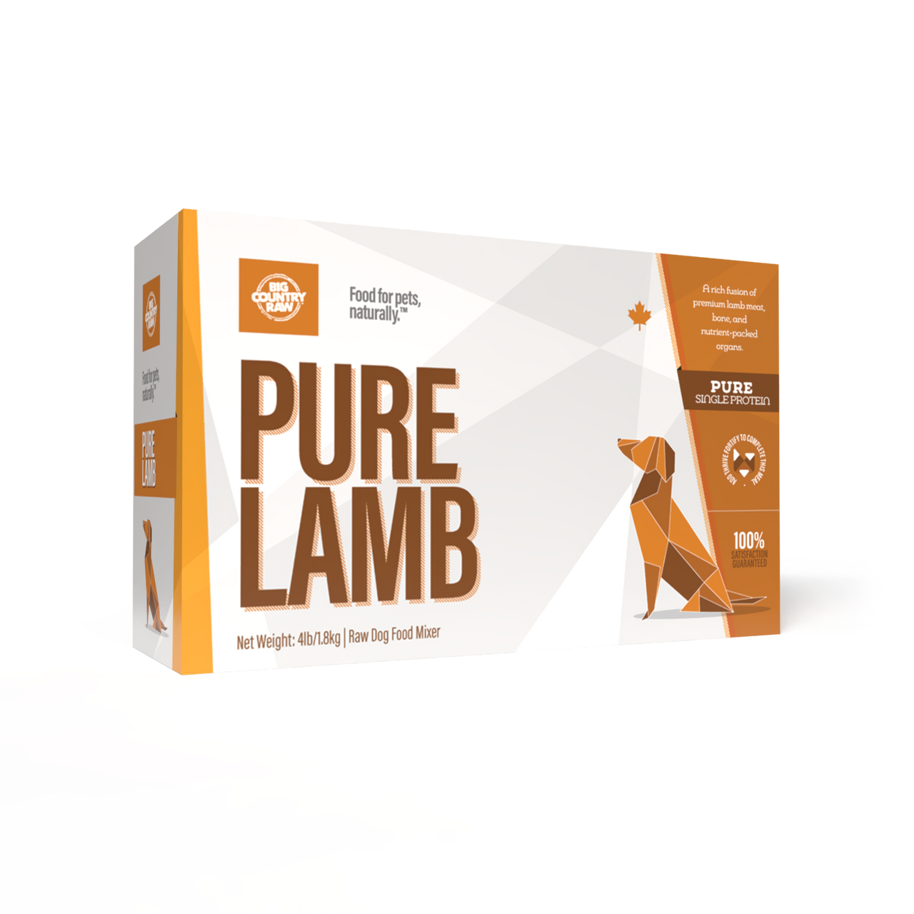 Big Country Raw - Pure Meals - 4 lbs