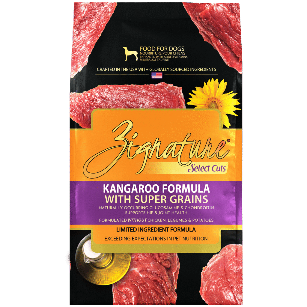 Zignature - Select Cuts - Kangaroo with Super Grains - Dry Dog Food