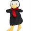 HuggleHounds - Charlie Penguin Flattie Plush Toy