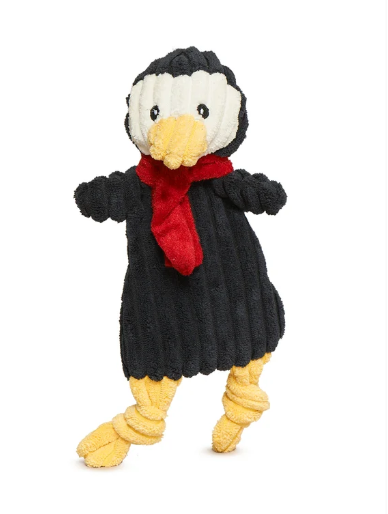 HuggleHounds - Charlie Penguin Flattie Plush Toy