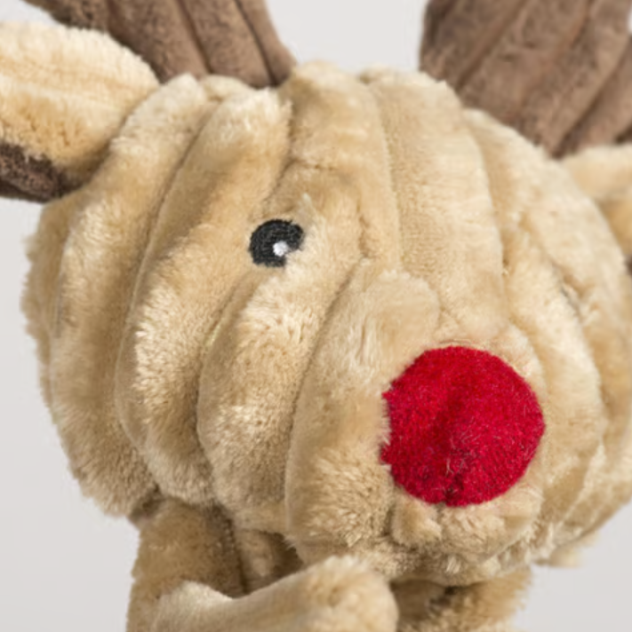 HuggleHounds - Rudy Reindeer Flattie Plush Toy