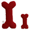HuggleHounds - Jolly Red Fleece Bone Plush Toy