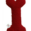 HuggleHounds - Jolly Red Fleece Bone Plush Toy
