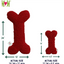 HuggleHounds - Jolly Red Fleece Bone Plush Toy