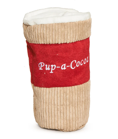HuggleHounds - Pup-a-Cocoa Snuffle Enrichment Ruff-Tex Plush Toy