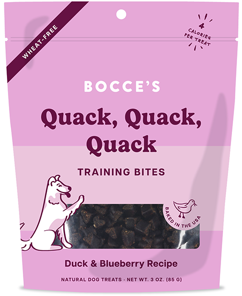 Bocce's Bakery - Quack, Quack, Quack Training Bites - 6oz