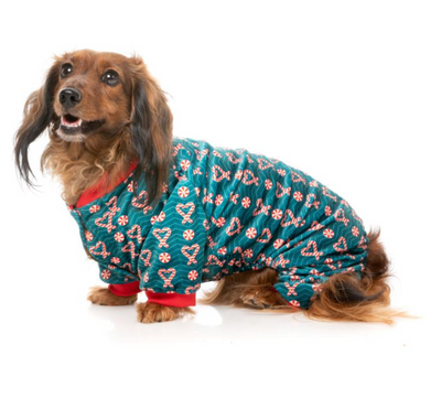 Fuzzyard - I Heart Candy Cane Pajamas