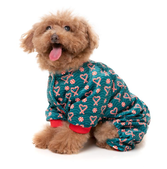 Fuzzyard - I Heart Candy Cane Pajamas