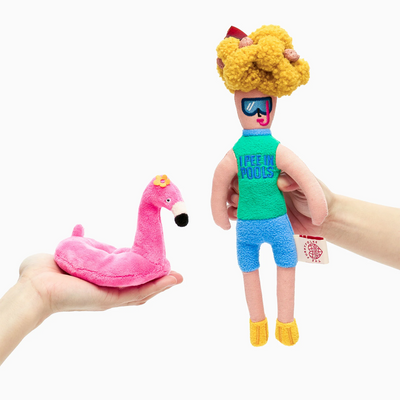 The Furryfolks - Flamingo Hooman Nosework Toy
