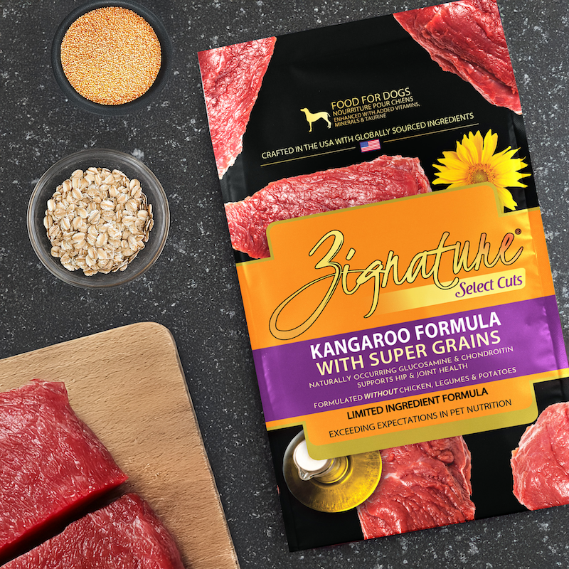 Zignature - Select Cuts - Kangaroo with Super Grains - Dry Dog Food