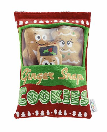 Outward Hound Christmas - Gingersnap Snack Bag Brown