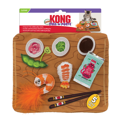 Kong - Cat Toys - Pull-a-Partz - Sushi