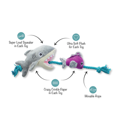 Fringe - Shark Bait Dog Toy
