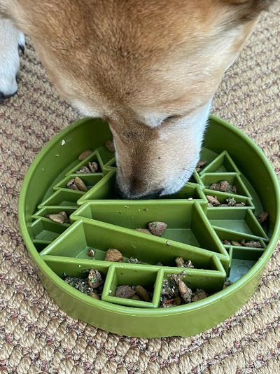 Slow Feeding Bowls and Mats Doodle Dogs