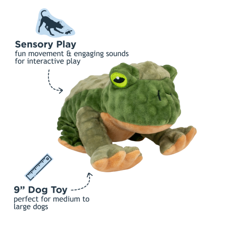 Tall Tails - Animated Frog Dog Toy