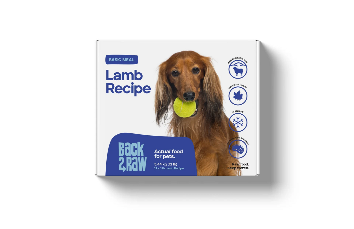 Back2Raw - Basic Meal - Raw Dog Food