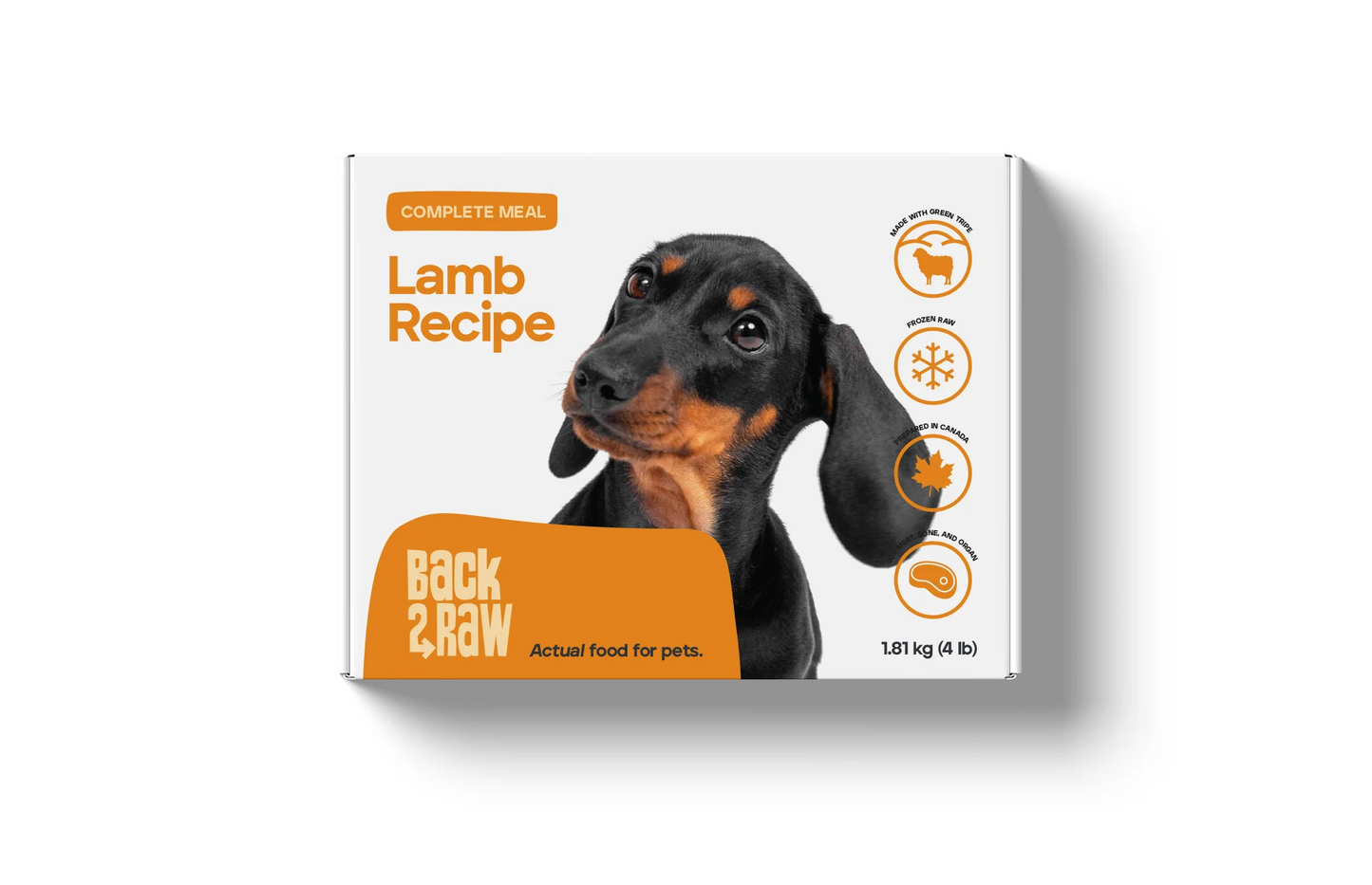 Back2Raw - Complete Meal - Raw Dog Food
