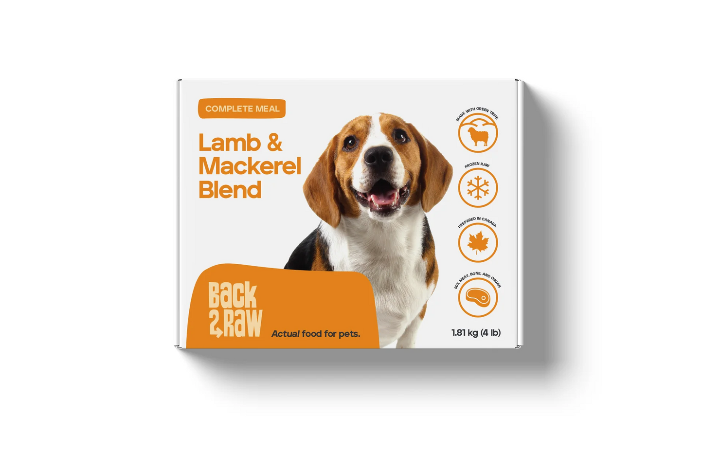 Back2Raw - Complete Meal - Raw Dog Food