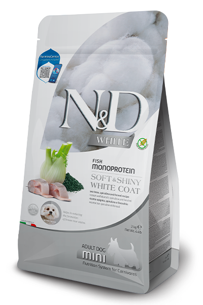 Farmina - Dry Dog Food - Coat Care for White & Brown Mini Dogs