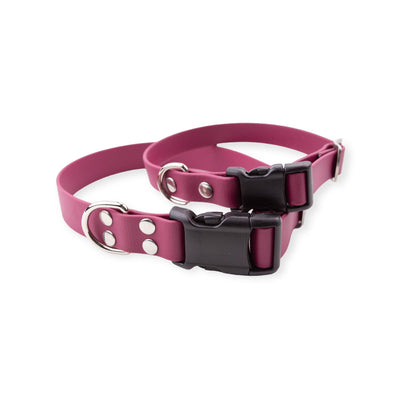 North Range Biothane Collar - Wine