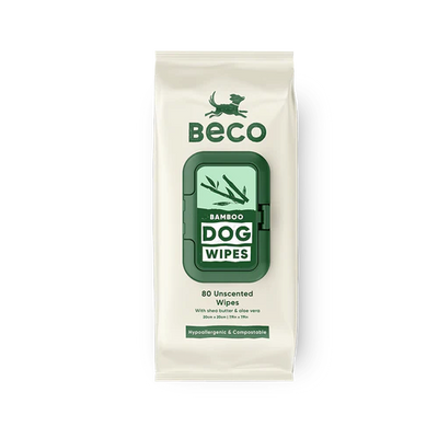 Beco - Bamboo Dog Wipes - 80 Wipes