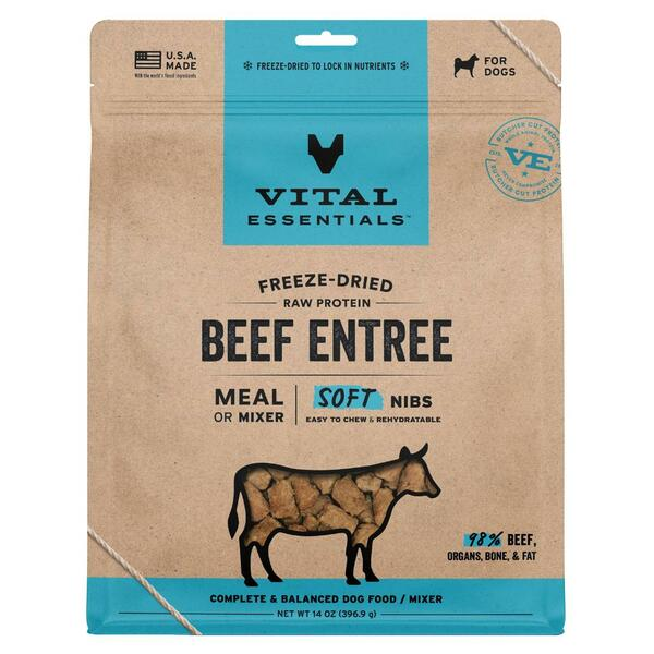 Vital Essentials - Freeze-Dried Dog Entree & Mixer - Soft Nibs