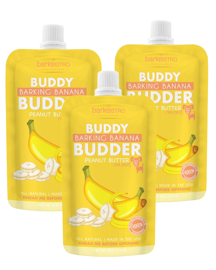 Bark Bistro - Barking Banana Buddy Budder Peanut Butter Squeeze Pack