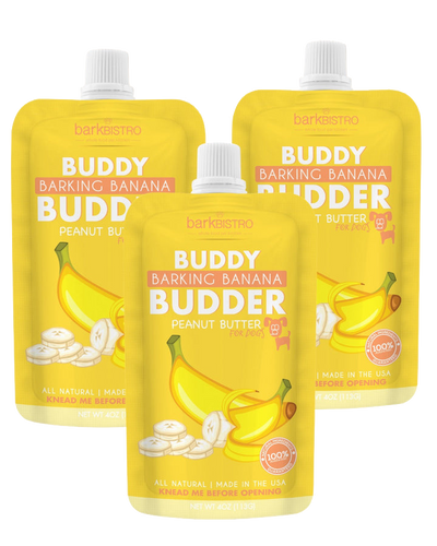 Bark Bistro - Barking Banana Buddy Budder Peanut Butter Squeeze Pack