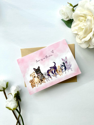 House of Hap - Valentine's Day "Love Is In The Air" Card