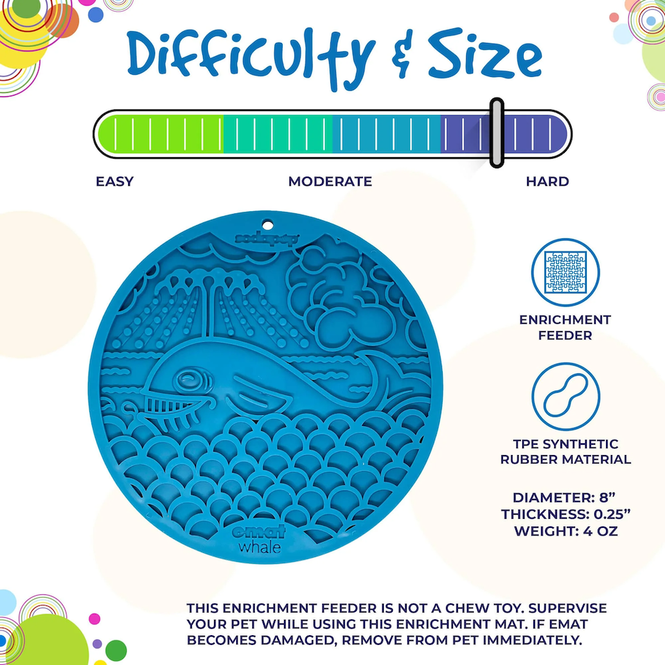 SodaPup - Whale Design Enrichment Lick Mat