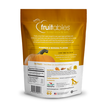 Fruitables - Pumpkin & Banana Treats