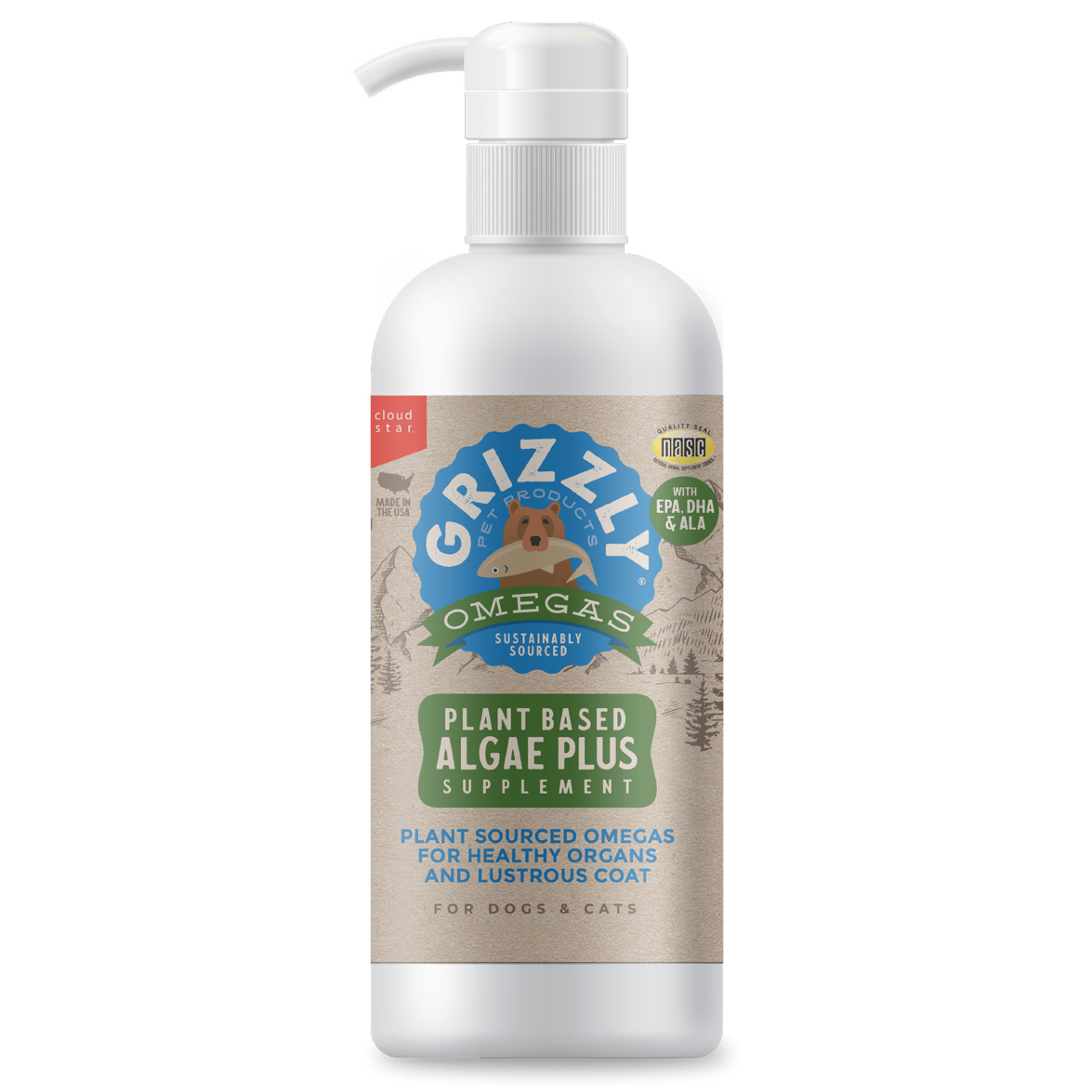 Grizzly Pet Products - Algae Plus Supplement