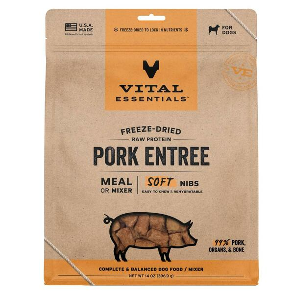 Vital Essentials - Freeze-Dried Dog Entree & Mixer - Soft Nibs