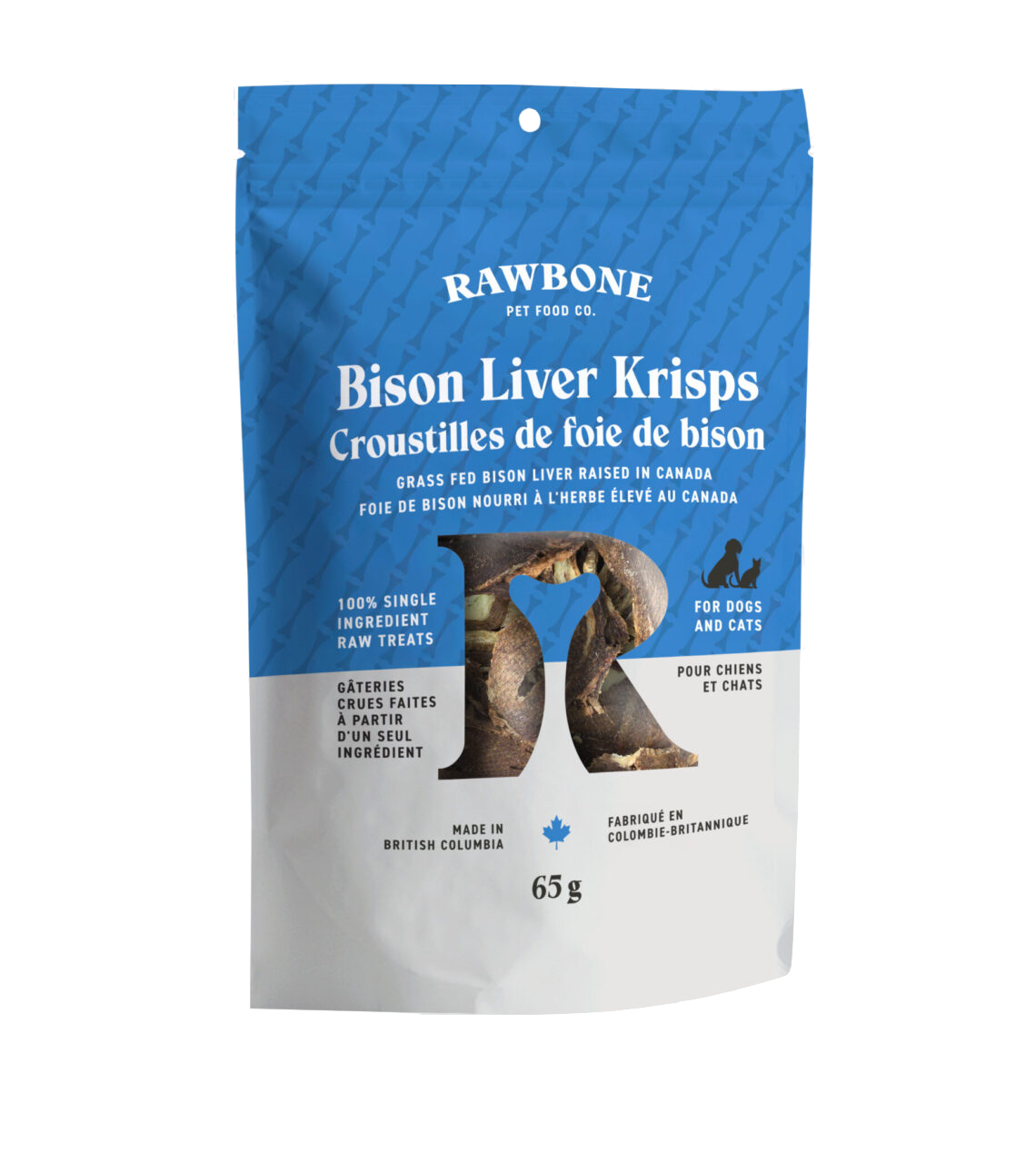 Rawbone Pet Food Co. - Bison Liver Krisps