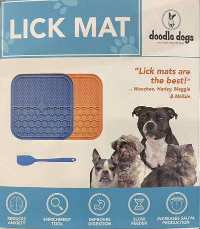 Doodle Dogs - Lick Mats (2 Pack with Spatula) - HEART MOUNTAIN RESCUE ONLY