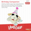 Multipet - Lamb Chop With Birthday Hat Dog Toy - Original Style